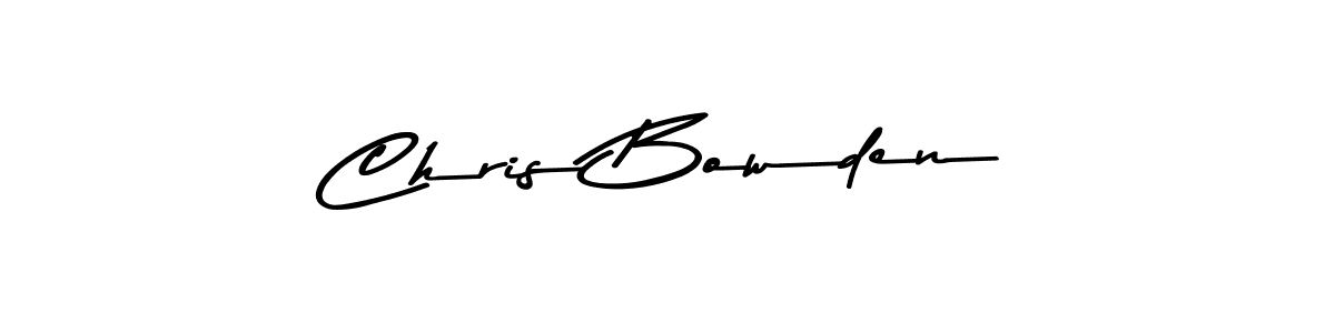 How to make Chris Bowden name signature. Use Asem Kandis PERSONAL USE style for creating short signs online. This is the latest handwritten sign. Chris Bowden signature style 9 images and pictures png