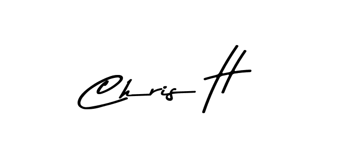 This is the best signature style for the Chris H name. Also you like these signature font (Asem Kandis PERSONAL USE). Mix name signature. Chris H signature style 9 images and pictures png