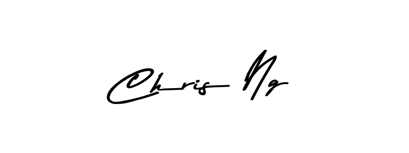 Create a beautiful signature design for name Chris Ng. With this signature (Asem Kandis PERSONAL USE) fonts, you can make a handwritten signature for free. Chris Ng signature style 9 images and pictures png