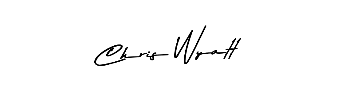 Asem Kandis PERSONAL USE is a professional signature style that is perfect for those who want to add a touch of class to their signature. It is also a great choice for those who want to make their signature more unique. Get Chris Wyatt name to fancy signature for free. Chris Wyatt signature style 9 images and pictures png