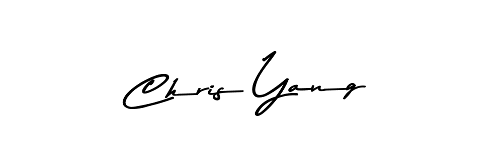 Chris Yang stylish signature style. Best Handwritten Sign (Asem Kandis PERSONAL USE) for my name. Handwritten Signature Collection Ideas for my name Chris Yang. Chris Yang signature style 9 images and pictures png