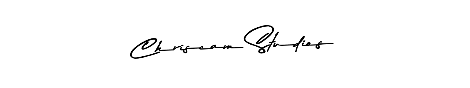 Make a beautiful signature design for name Chriscam Studios. With this signature (Asem Kandis PERSONAL USE) style, you can create a handwritten signature for free. Chriscam Studios signature style 9 images and pictures png