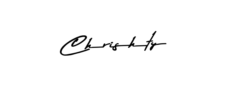 Use a signature maker to create a handwritten signature online. With this signature software, you can design (Asem Kandis PERSONAL USE) your own signature for name Chrishty. Chrishty signature style 9 images and pictures png