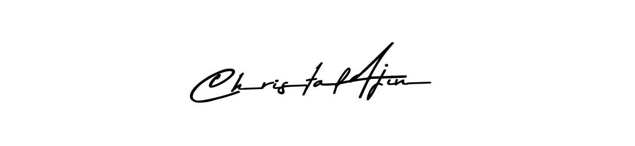 Also You can easily find your signature by using the search form. We will create Christal Ajin name handwritten signature images for you free of cost using Asem Kandis PERSONAL USE sign style. Christal Ajin signature style 9 images and pictures png