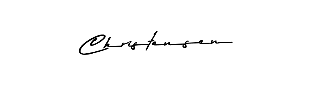 Make a beautiful signature design for name Christensen. With this signature (Asem Kandis PERSONAL USE) style, you can create a handwritten signature for free. Christensen signature style 9 images and pictures png