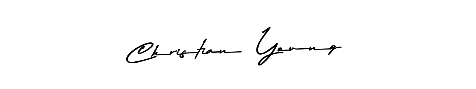 Make a beautiful signature design for name Christian  Young. With this signature (Asem Kandis PERSONAL USE) style, you can create a handwritten signature for free. Christian  Young signature style 9 images and pictures png