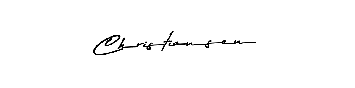Make a beautiful signature design for name Christiansen. With this signature (Asem Kandis PERSONAL USE) style, you can create a handwritten signature for free. Christiansen signature style 9 images and pictures png