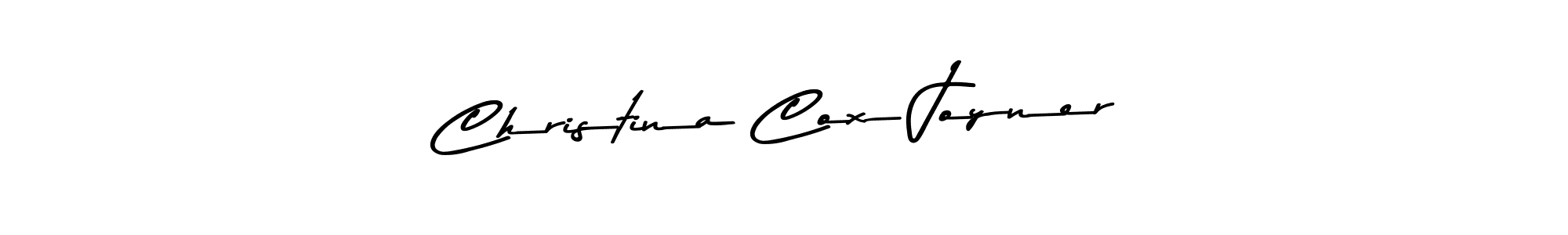 This is the best signature style for the Christina Cox Joyner name. Also you like these signature font (Asem Kandis PERSONAL USE). Mix name signature. Christina Cox Joyner signature style 9 images and pictures png