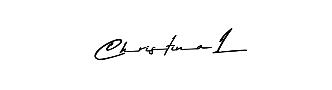 Make a beautiful signature design for name Christina L. Use this online signature maker to create a handwritten signature for free. Christina L signature style 9 images and pictures png