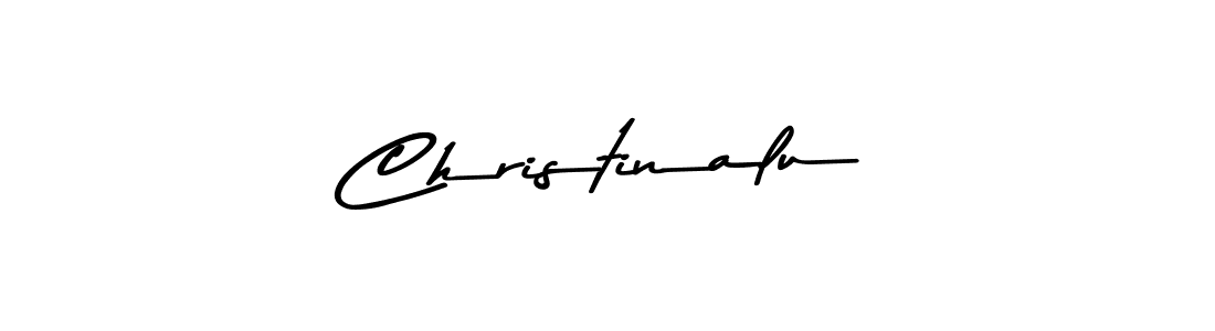 How to make Christinalu signature? Asem Kandis PERSONAL USE is a professional autograph style. Create handwritten signature for Christinalu name. Christinalu signature style 9 images and pictures png
