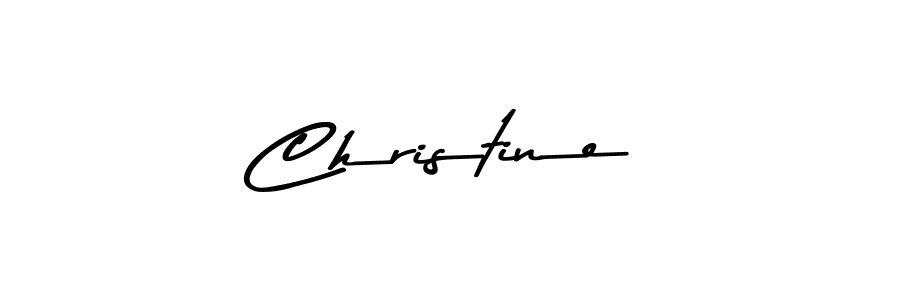 Design your own signature with our free online signature maker. With this signature software, you can create a handwritten (Asem Kandis PERSONAL USE) signature for name Christine. Christine signature style 9 images and pictures png