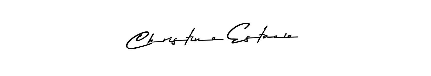 Use a signature maker to create a handwritten signature online. With this signature software, you can design (Asem Kandis PERSONAL USE) your own signature for name Christine Estacio. Christine Estacio signature style 9 images and pictures png