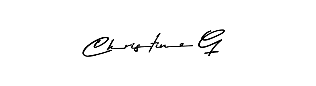 Also we have Christine G name is the best signature style. Create professional handwritten signature collection using Asem Kandis PERSONAL USE autograph style. Christine G signature style 9 images and pictures png