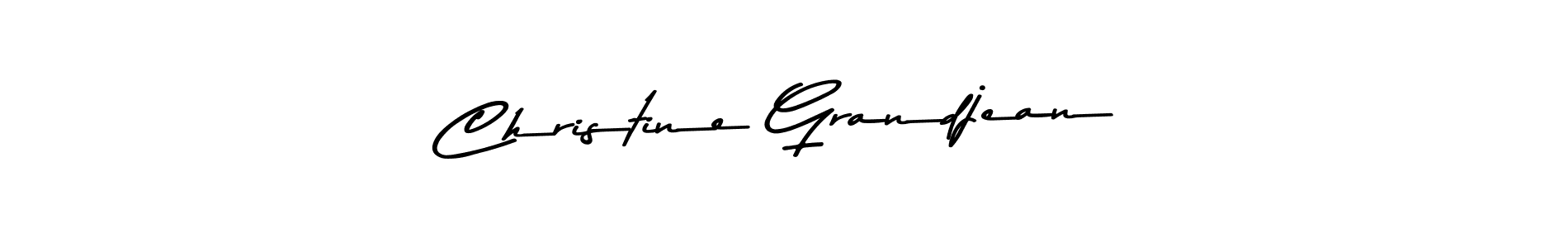 Use a signature maker to create a handwritten signature online. With this signature software, you can design (Asem Kandis PERSONAL USE) your own signature for name Christine Grandjean. Christine Grandjean signature style 9 images and pictures png
