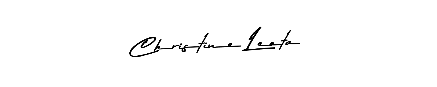 Use a signature maker to create a handwritten signature online. With this signature software, you can design (Asem Kandis PERSONAL USE) your own signature for name Christine Leota. Christine Leota signature style 9 images and pictures png