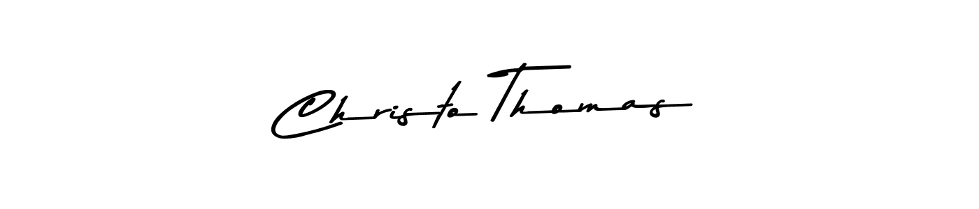 How to make Christo Thomas signature? Asem Kandis PERSONAL USE is a professional autograph style. Create handwritten signature for Christo Thomas name. Christo Thomas signature style 9 images and pictures png