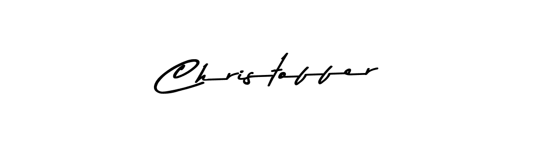Make a beautiful signature design for name Christoffer. With this signature (Asem Kandis PERSONAL USE) style, you can create a handwritten signature for free. Christoffer signature style 9 images and pictures png