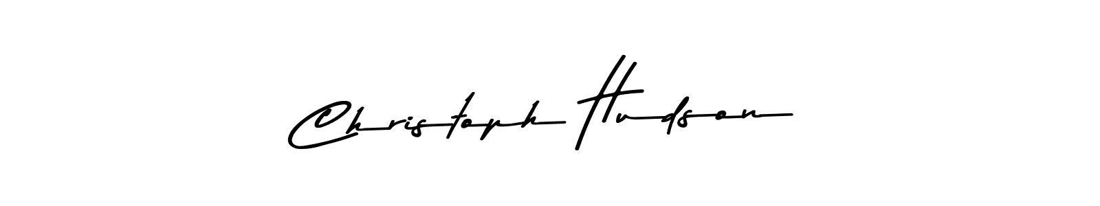 Design your own signature with our free online signature maker. With this signature software, you can create a handwritten (Asem Kandis PERSONAL USE) signature for name Christoph Hudson. Christoph Hudson signature style 9 images and pictures png