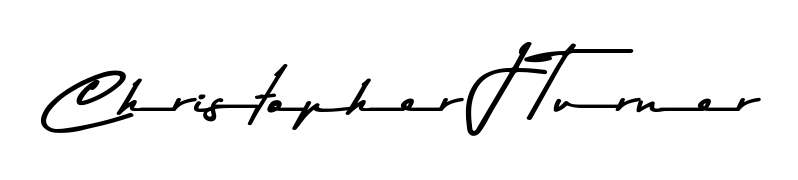 The Asem Kandis PERSONAL USE signature style provides a bold statement for name Christopher J Turner. Designed for business owners, executives, and leaders. Christopher J Turner signature style 9 images and pictures png