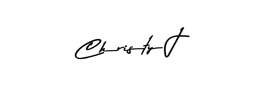 Use a signature maker to create a handwritten signature online. With this signature software, you can design (Asem Kandis PERSONAL USE) your own signature for name Christy J. Christy J signature style 9 images and pictures png