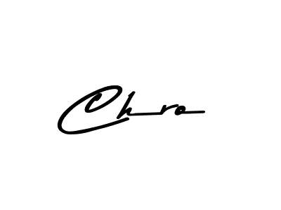 if you are searching for the best signature style for your name Chro. so please give up your signature search. here we have designed multiple signature styles  using Asem Kandis PERSONAL USE. Chro signature style 9 images and pictures png