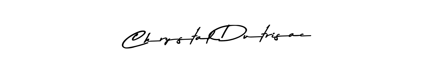 Use a signature maker to create a handwritten signature online. With this signature software, you can design (Asem Kandis PERSONAL USE) your own signature for name Chrystal Dutrisac. Chrystal Dutrisac signature style 9 images and pictures png