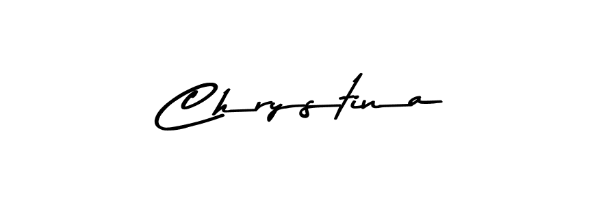 Chrystina stylish signature style. Best Handwritten Sign (Asem Kandis PERSONAL USE) for my name. Handwritten Signature Collection Ideas for my name Chrystina. Chrystina signature style 9 images and pictures png