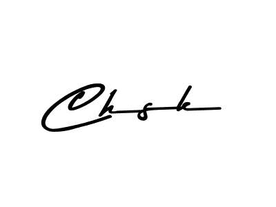 Chsk stylish signature style. Best Handwritten Sign (Asem Kandis PERSONAL USE) for my name. Handwritten Signature Collection Ideas for my name Chsk. Chsk signature style 9 images and pictures png