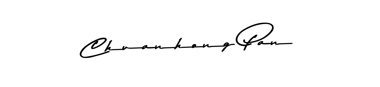 This is the best signature style for the Chuanhong Pan name. Also you like these signature font (Asem Kandis PERSONAL USE). Mix name signature. Chuanhong Pan signature style 9 images and pictures png