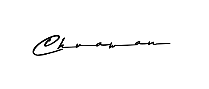 if you are searching for the best signature style for your name Chuawan. so please give up your signature search. here we have designed multiple signature styles  using Asem Kandis PERSONAL USE. Chuawan signature style 9 images and pictures png