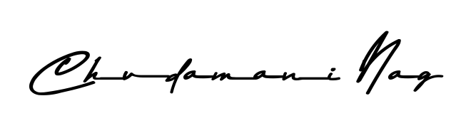 The Asem Kandis PERSONAL USE handwriting style adds charm and authenticity to name Chudamani Nag. A wonderful choice for personal thank-you notes. Chudamani Nag signature style 9 images and pictures png