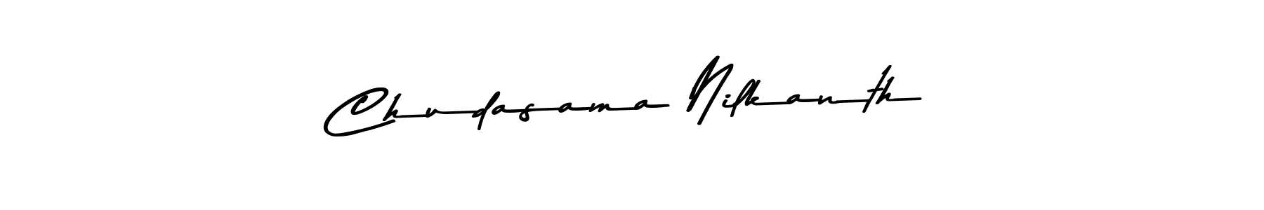 Also You can easily find your signature by using the search form. We will create Chudasama Nilkanth name handwritten signature images for you free of cost using Asem Kandis PERSONAL USE sign style. Chudasama Nilkanth signature style 9 images and pictures png