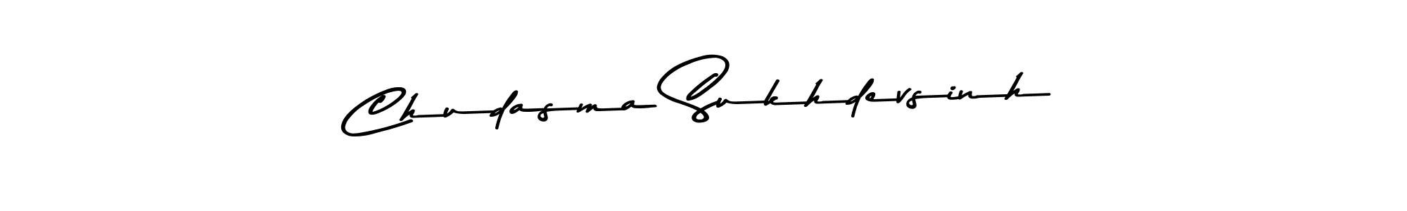 Also we have Chudasma Sukhdevsinh name is the best signature style. Create professional handwritten signature collection using Asem Kandis PERSONAL USE autograph style. Chudasma Sukhdevsinh signature style 9 images and pictures png