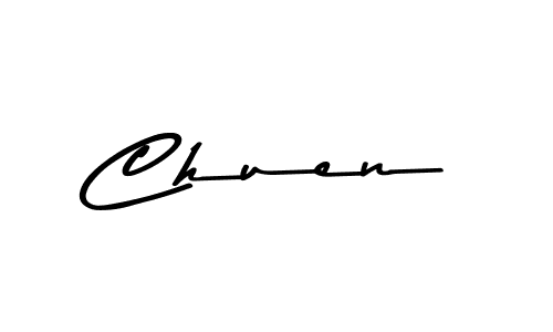 Design your own signature with our free online signature maker. With this signature software, you can create a handwritten (Asem Kandis PERSONAL USE) signature for name Chuen. Chuen signature style 9 images and pictures png