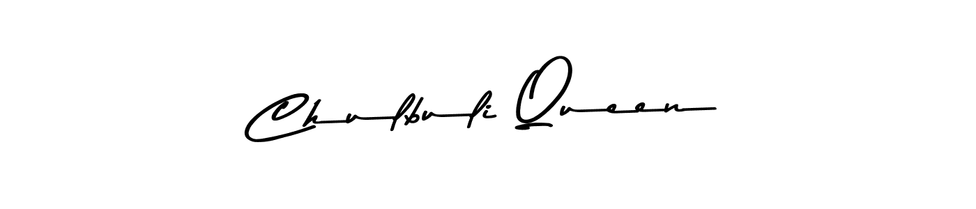 Use a signature maker to create a handwritten signature online. With this signature software, you can design (Asem Kandis PERSONAL USE) your own signature for name Chulbuli Queen. Chulbuli Queen signature style 9 images and pictures png