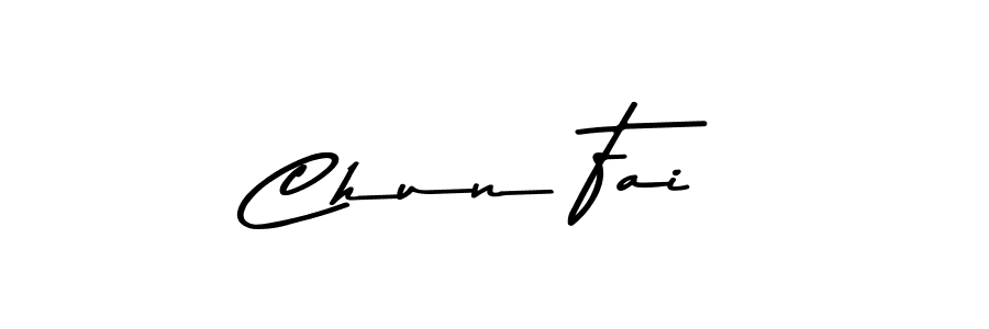 Create a beautiful signature design for name Chun Fai . With this signature (Asem Kandis PERSONAL USE) fonts, you can make a handwritten signature for free. Chun Fai  signature style 9 images and pictures png