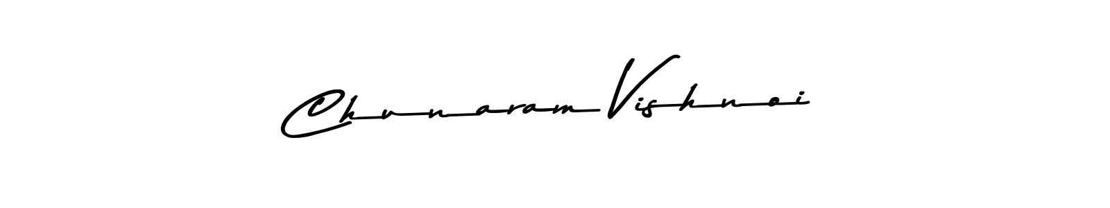 How to make Chunaram Vishnoi name signature. Use Asem Kandis PERSONAL USE style for creating short signs online. This is the latest handwritten sign. Chunaram Vishnoi signature style 9 images and pictures png