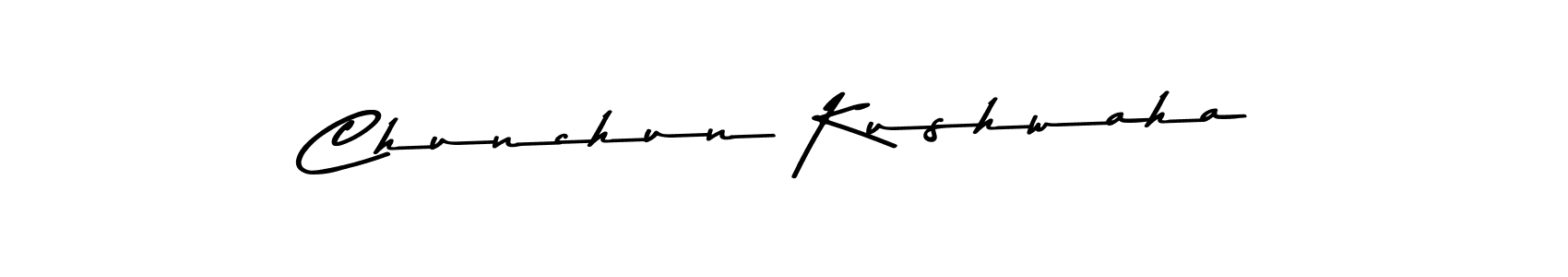 Chunchun Kushwaha stylish signature style. Best Handwritten Sign (Asem Kandis PERSONAL USE) for my name. Handwritten Signature Collection Ideas for my name Chunchun Kushwaha. Chunchun Kushwaha signature style 9 images and pictures png