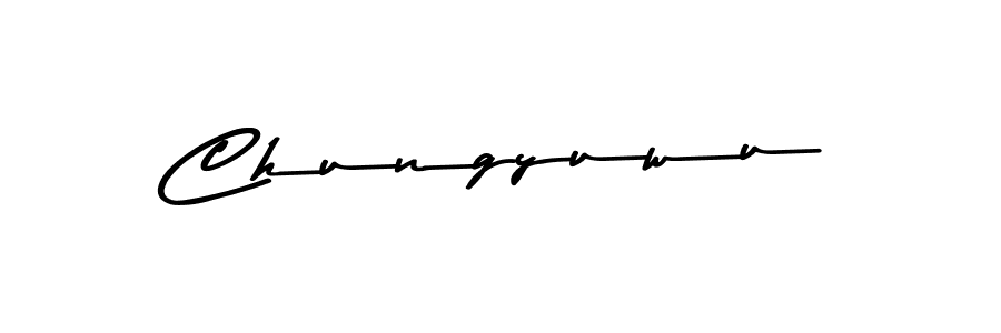 Use a signature maker to create a handwritten signature online. With this signature software, you can design (Asem Kandis PERSONAL USE) your own signature for name Chungyuwu. Chungyuwu signature style 9 images and pictures png