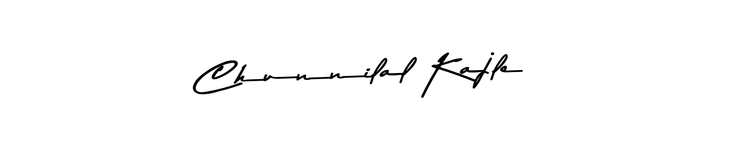 Also You can easily find your signature by using the search form. We will create Chunnilal Kajle name handwritten signature images for you free of cost using Asem Kandis PERSONAL USE sign style. Chunnilal Kajle signature style 9 images and pictures png