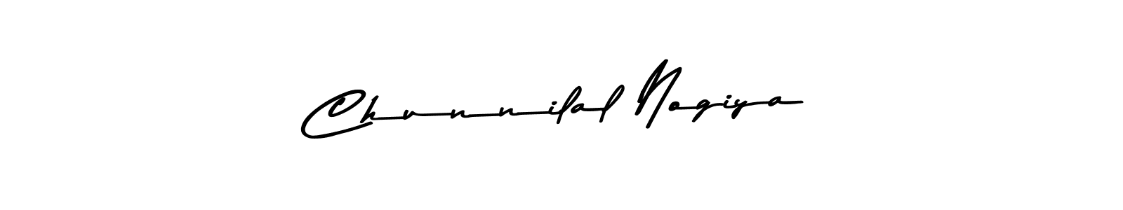 You should practise on your own different ways (Asem Kandis PERSONAL USE) to write your name (Chunnilal Nogiya) in signature. don't let someone else do it for you. Chunnilal Nogiya signature style 9 images and pictures png