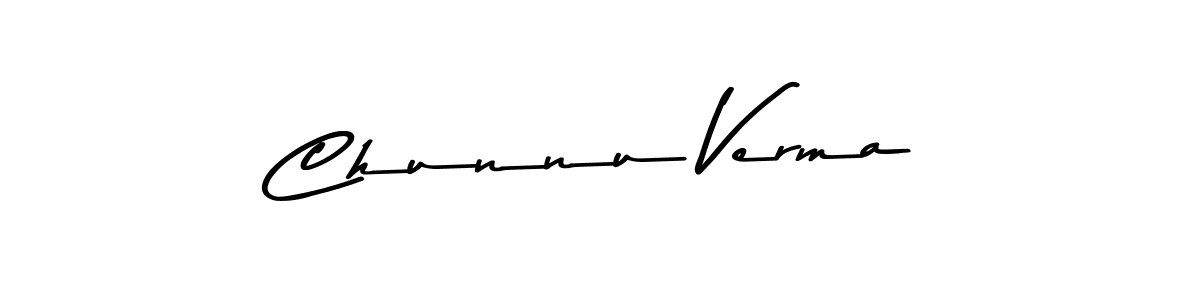 if you are searching for the best signature style for your name Chunnu Verma. so please give up your signature search. here we have designed multiple signature styles  using Asem Kandis PERSONAL USE. Chunnu Verma signature style 9 images and pictures png