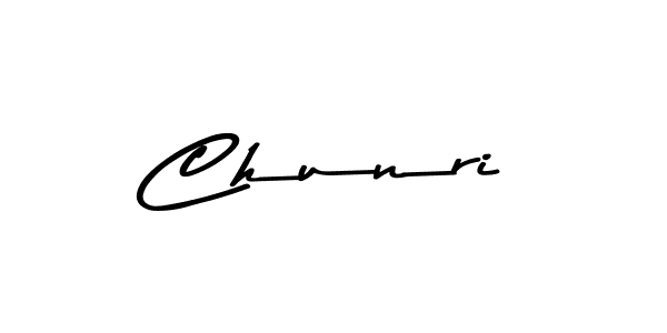 How to make Chunri signature? Asem Kandis PERSONAL USE is a professional autograph style. Create handwritten signature for Chunri name. Chunri signature style 9 images and pictures png