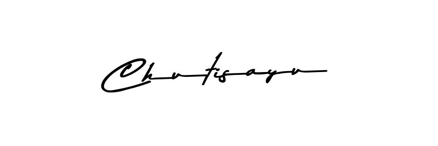 Make a beautiful signature design for name Chutisayu. With this signature (Asem Kandis PERSONAL USE) style, you can create a handwritten signature for free. Chutisayu signature style 9 images and pictures png