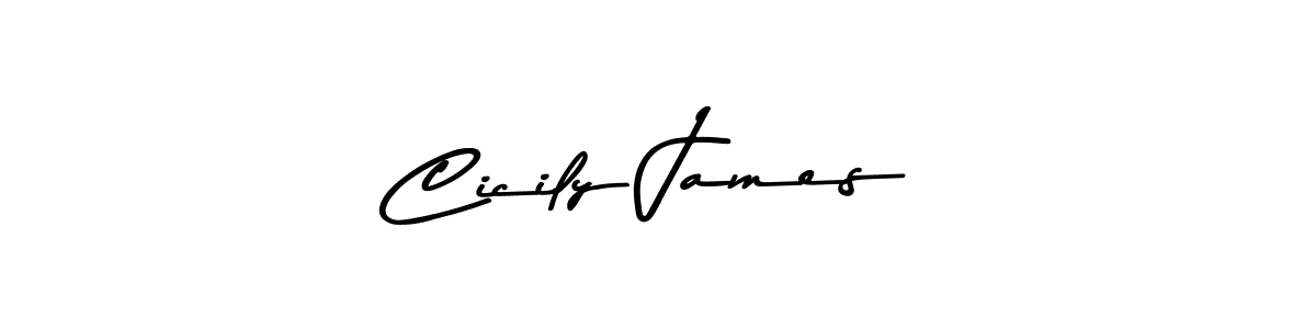 Design your own signature with our free online signature maker. With this signature software, you can create a handwritten (Asem Kandis PERSONAL USE) signature for name Cicily James. Cicily James signature style 9 images and pictures png