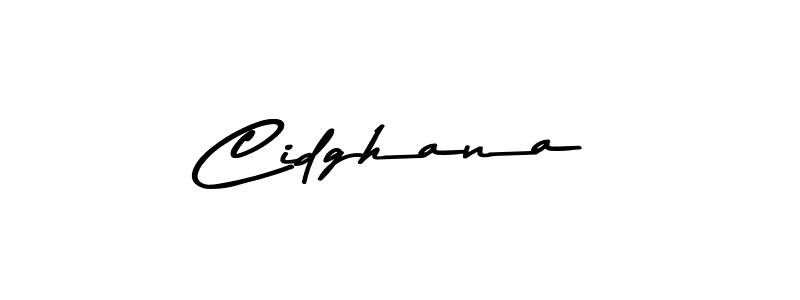 Also we have Cidghana name is the best signature style. Create professional handwritten signature collection using Asem Kandis PERSONAL USE autograph style. Cidghana signature style 9 images and pictures png