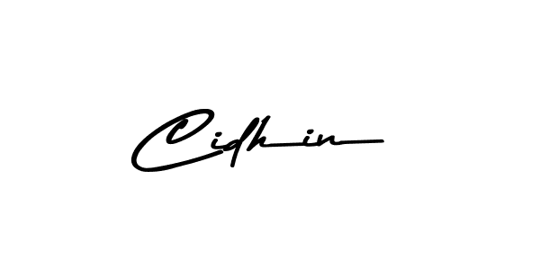 Use a signature maker to create a handwritten signature online. With this signature software, you can design (Asem Kandis PERSONAL USE) your own signature for name Cidhin. Cidhin signature style 9 images and pictures png