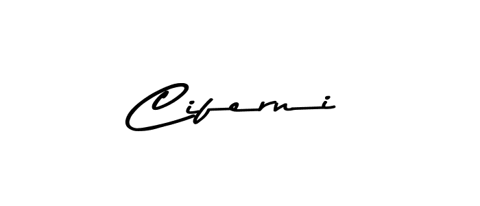 How to make Ciferni signature? Asem Kandis PERSONAL USE is a professional autograph style. Create handwritten signature for Ciferni name. Ciferni signature style 9 images and pictures png