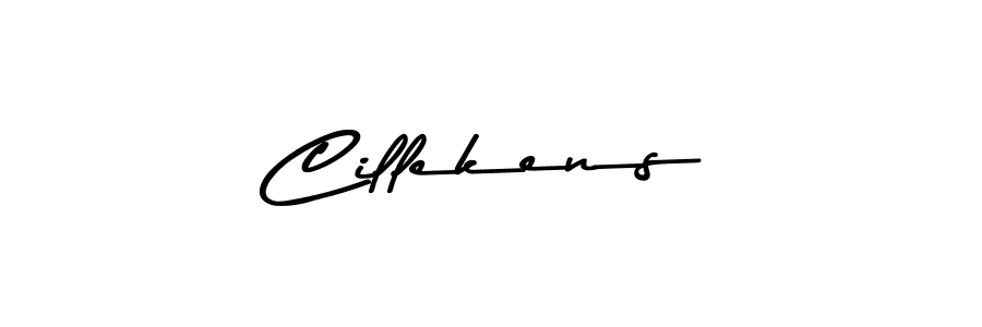 How to make Cillekens signature? Asem Kandis PERSONAL USE is a professional autograph style. Create handwritten signature for Cillekens name. Cillekens signature style 9 images and pictures png