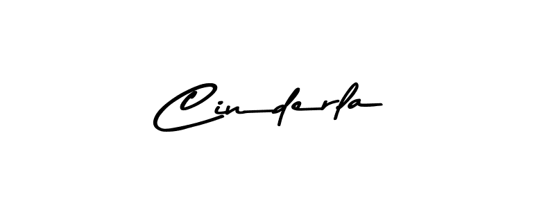 How to make Cinderla signature? Asem Kandis PERSONAL USE is a professional autograph style. Create handwritten signature for Cinderla name. Cinderla signature style 9 images and pictures png